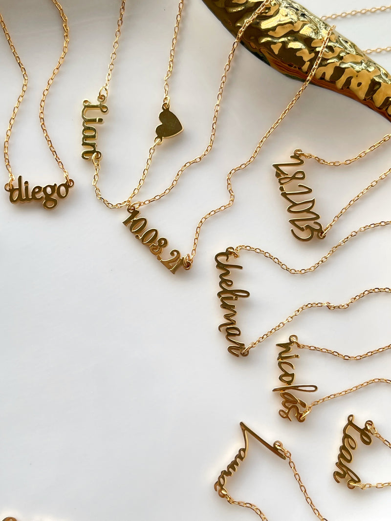 READY to ship Personalized Necklace, ONLY THIS NAMES