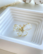 Big Crystal Butterfly Ring