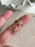 Starfish CZ Ring