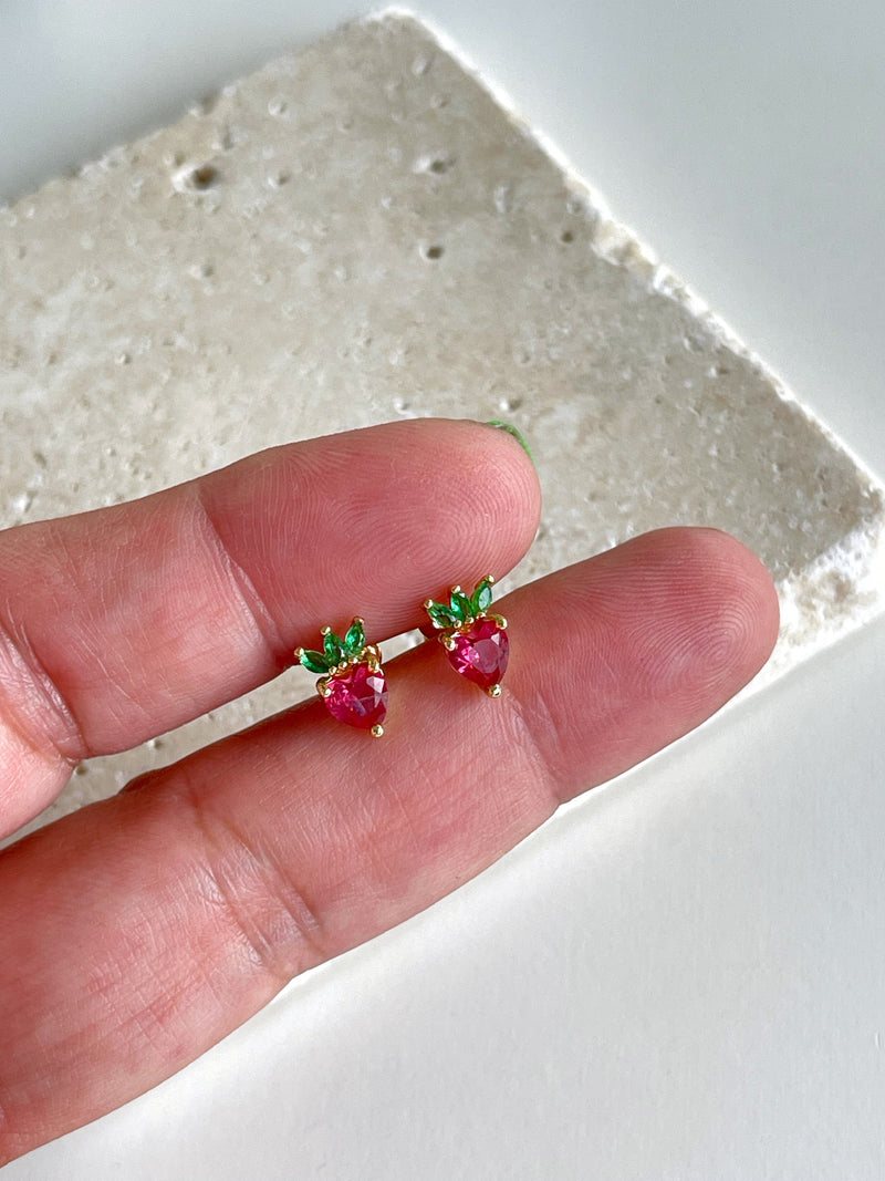 Strawberry Studs