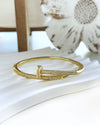 Clav CZ Open Bangle