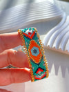 Orange Eye Bracelet