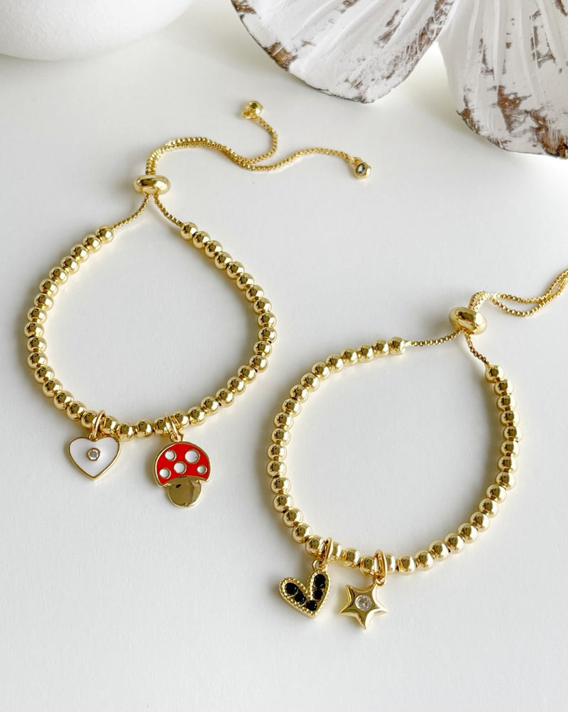 Love Stars / Love Mushroom Bracelet