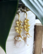 Flower Pearls Earrings