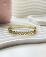 Hearts Open Bangle