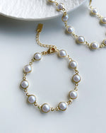 Pearl Button Bracelet