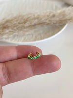 Green Eyes Ear Cuff