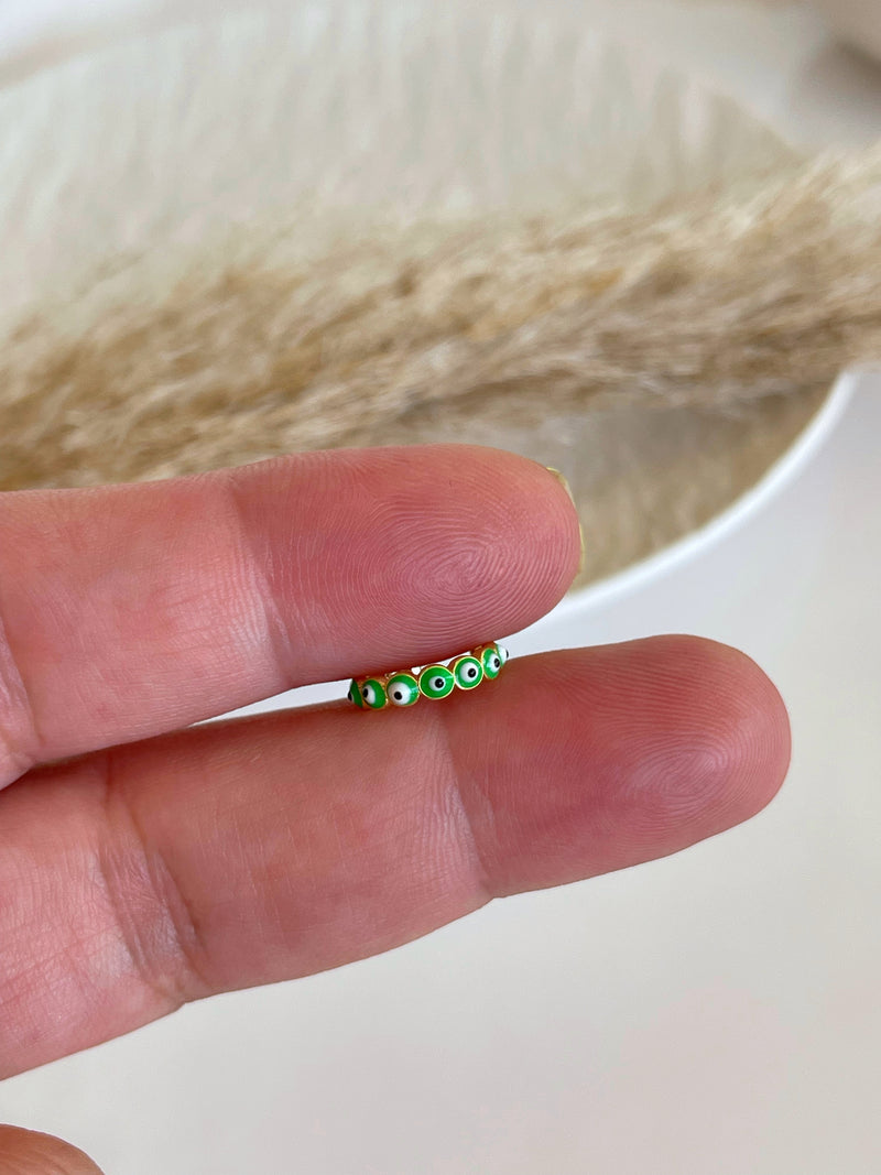 Green Eyes Ear Cuff