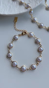 Pearl Button Bracelet