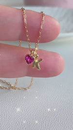 Love Birthstone & Initial