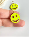 Smiley Face Enamel Charm