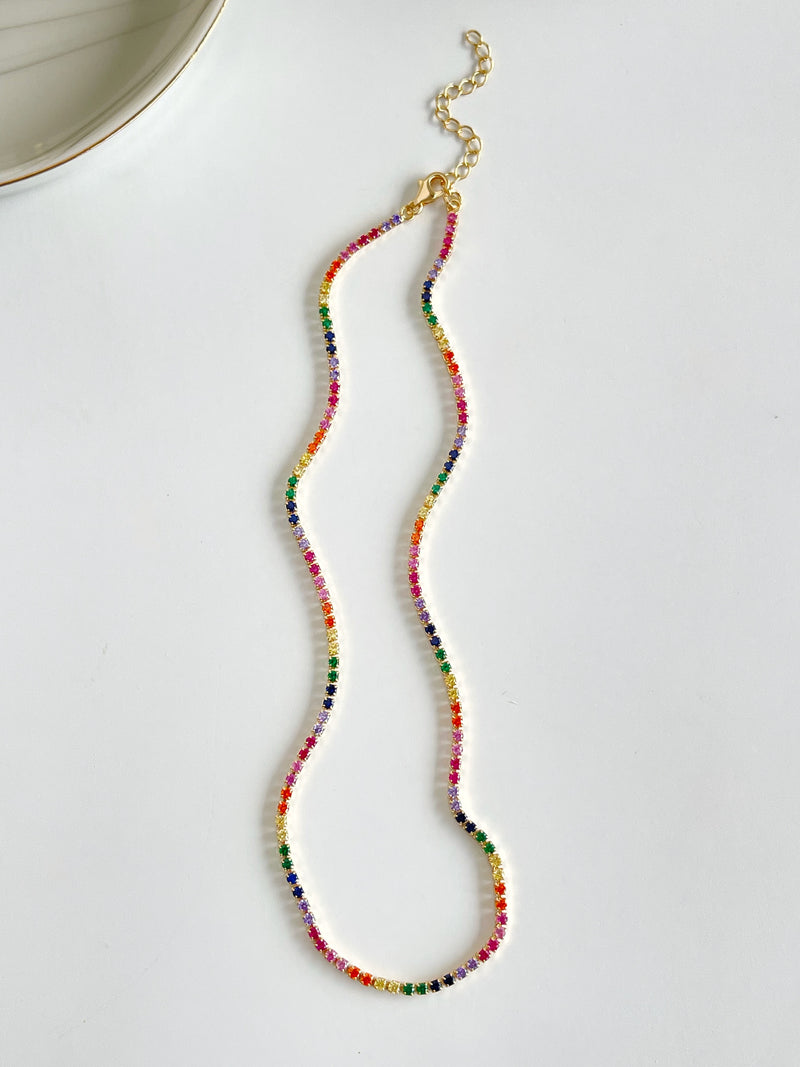 CZ Rainbow Chain