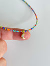 Rainbow Choker With Charm