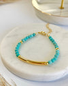 Turquoise Tube Bracelet