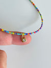 Rainbow Choker With Charm