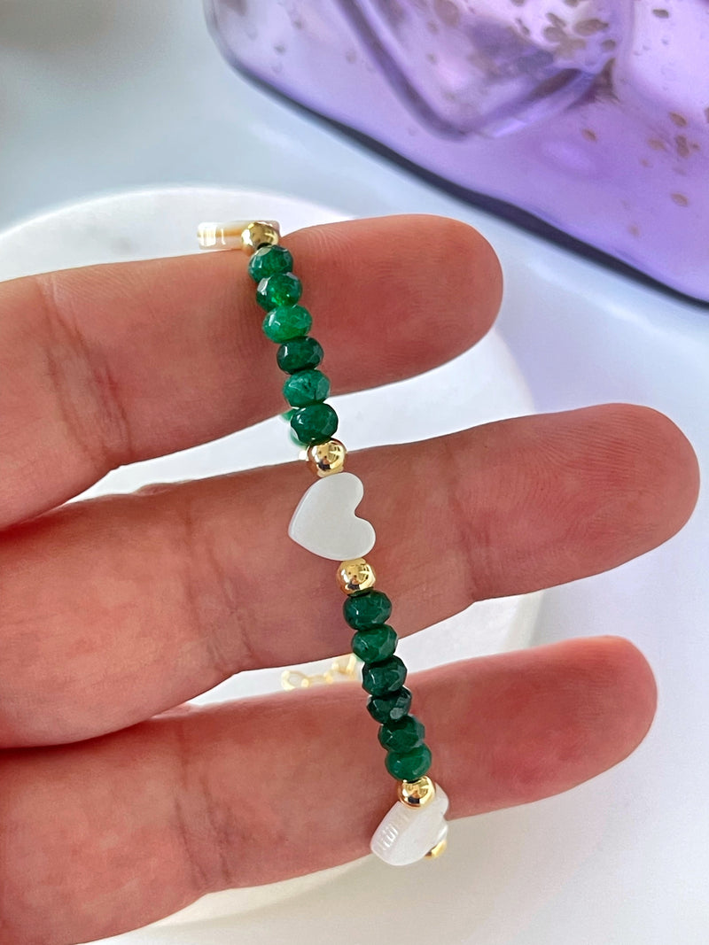 Emerald Love Bracelet