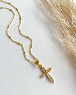 Curvy Cross Necklace