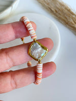 Peach Coral Bracelet