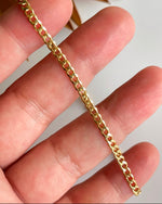 Cuban Link Anklet 3mm