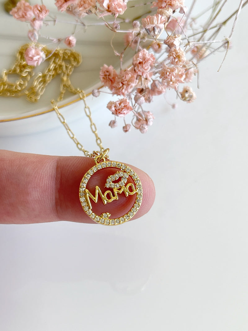 Mama Kiss Necklace