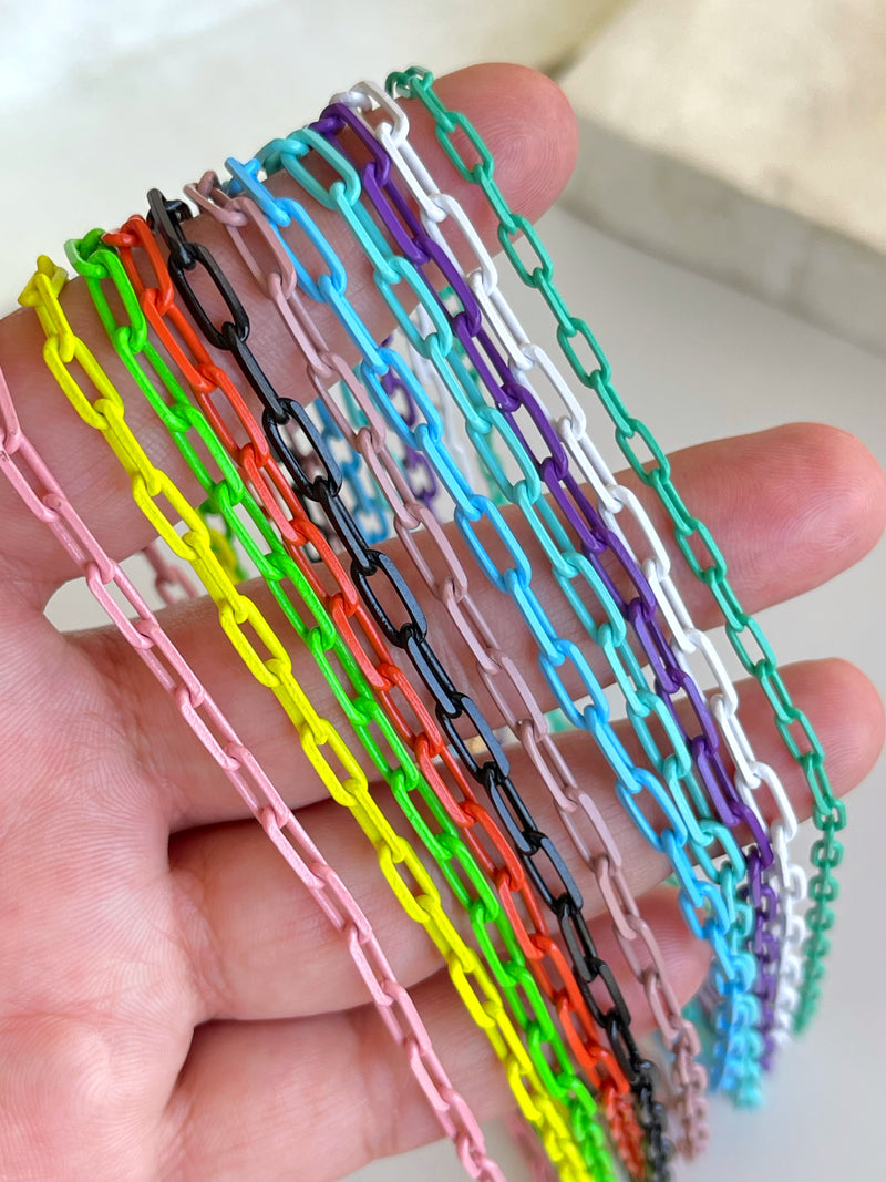 Paper Clip Colored Chains