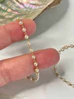 Chain Of Pearls 3mm Necklace / Choker