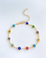 Evil Eye Multi Anklet