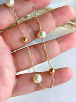 Pearls & Gold Bubbles Choker