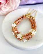 Peach Starlight Bracelet