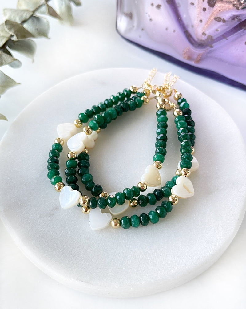 Emerald Love Bracelet