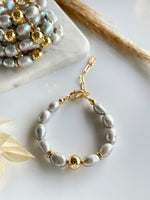 Gray Pearls Bracelet