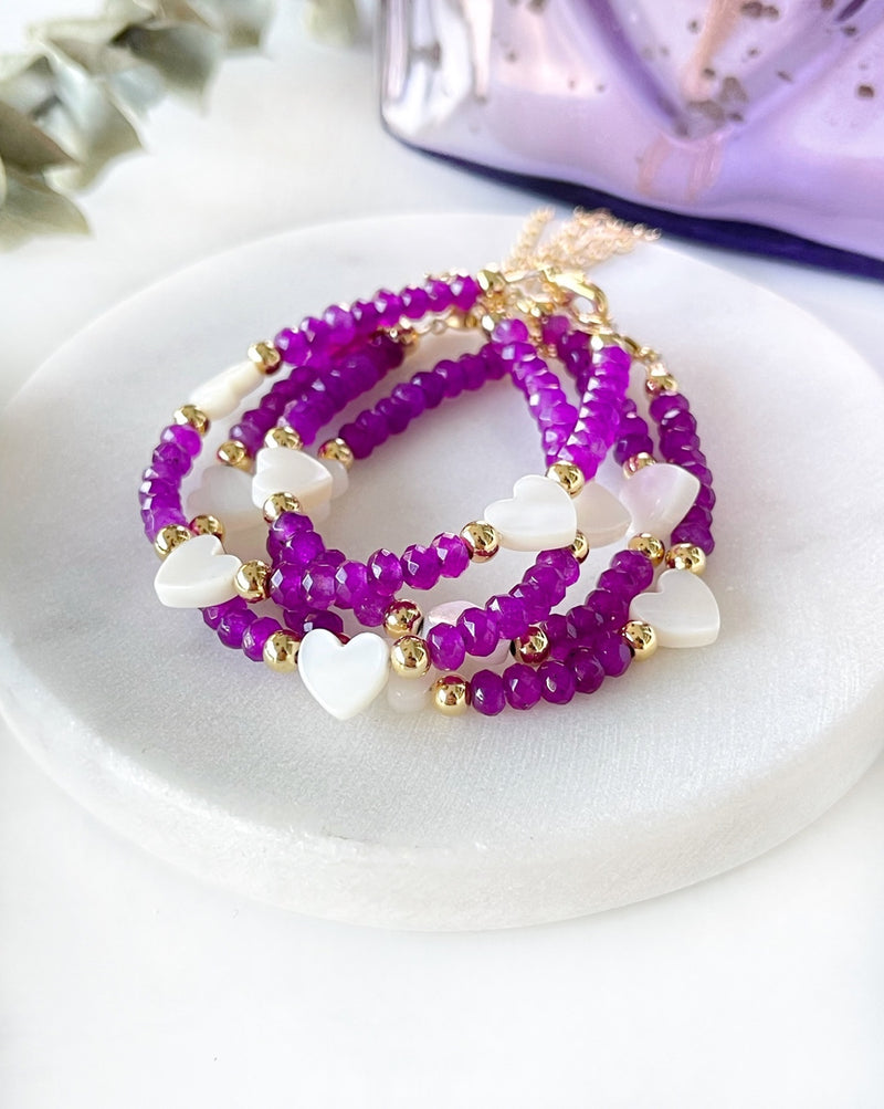 Purple Love Bracelet