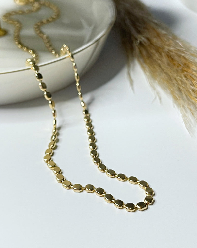 Flat Bead 4mm chain