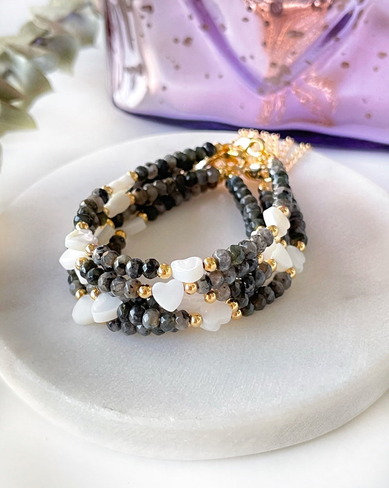 Amore Charcoal Bracelet