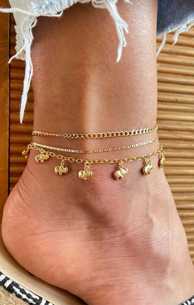 Flat Marinr 1mm Anklet