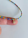 Rainbow Choker With Charm